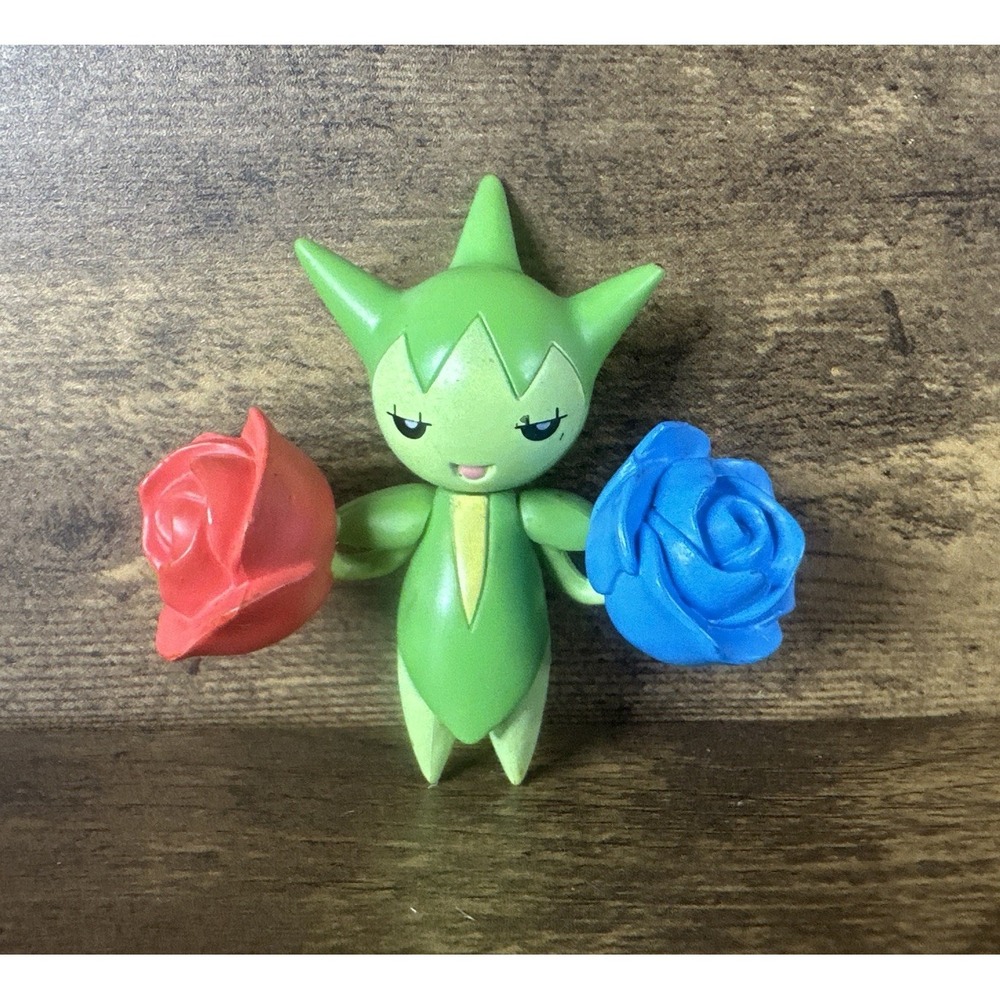 ROSELIA 2.75" Figure - Pokemon 2007 JAKKS Pacific Clean Fast And Safe Shipping